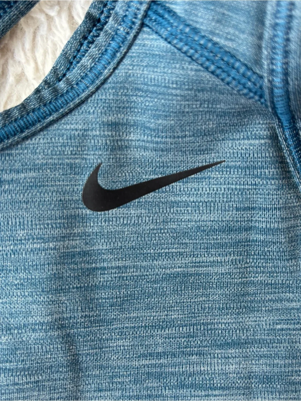 Nike Women's Blue Racerback Sports Bra